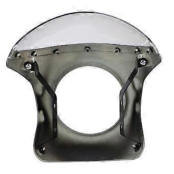 TCT-MOTORPARTS Faro Delantero De Carenado Superior De 7 Pulgadas Con Carenado Inferior De Pierna Para Harley Dyna Street Bob Low Rider Fxr