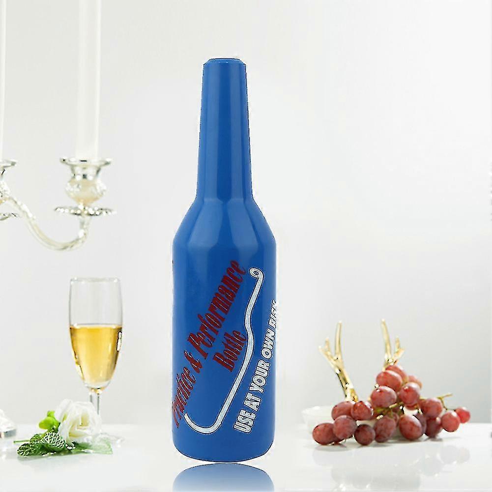 Colorful Bartender Practice Bottle Pub Wine Cocktail Drinking Shaker (blue)