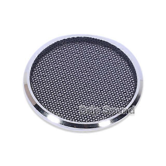 2pcs For 2"/2.5" inch Speaker Conversion Net Cover Car Audio Decorative Circle Metal Mesh Grille