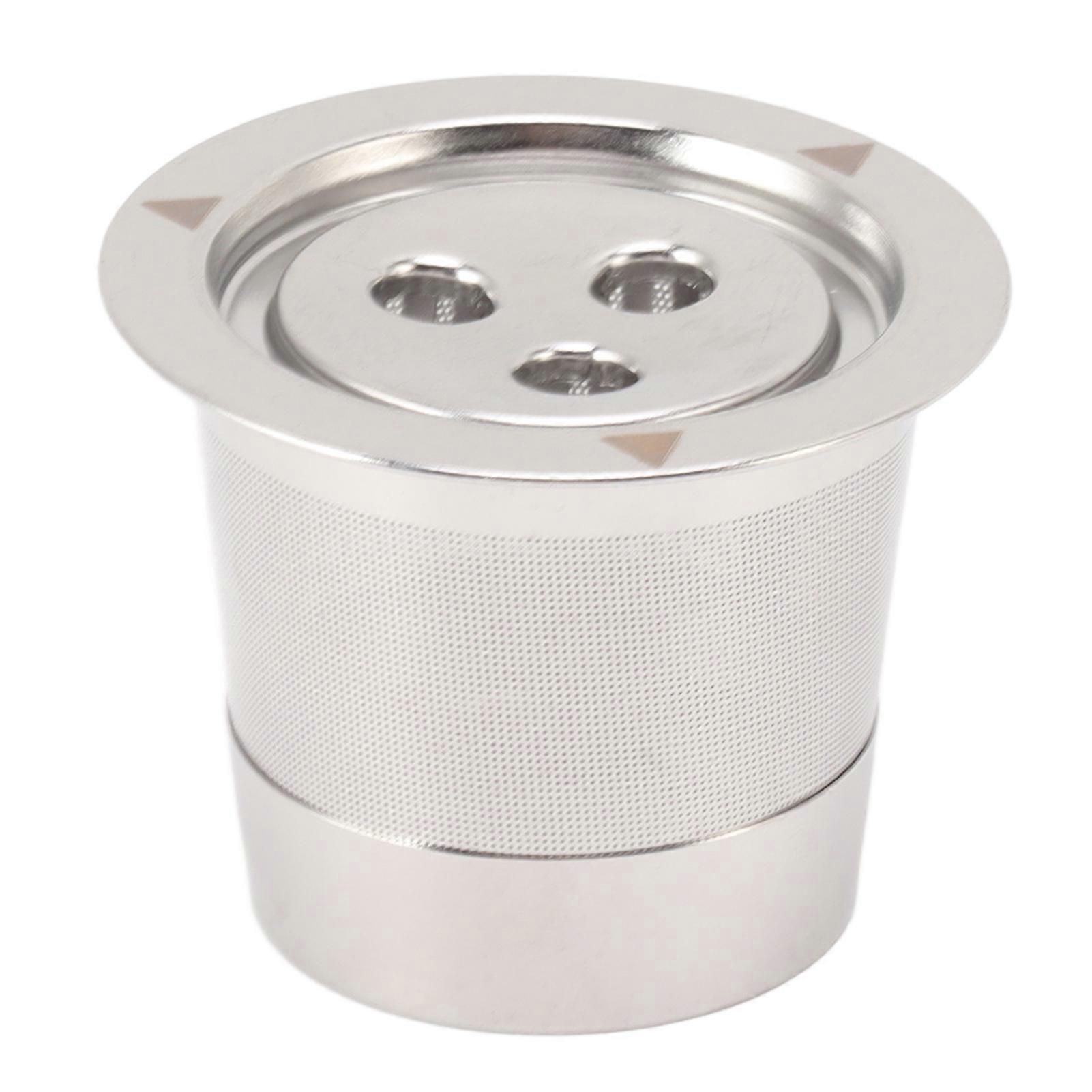 Reusable Stainless Steel 3 Hole Coffee Capsule Filter Cup