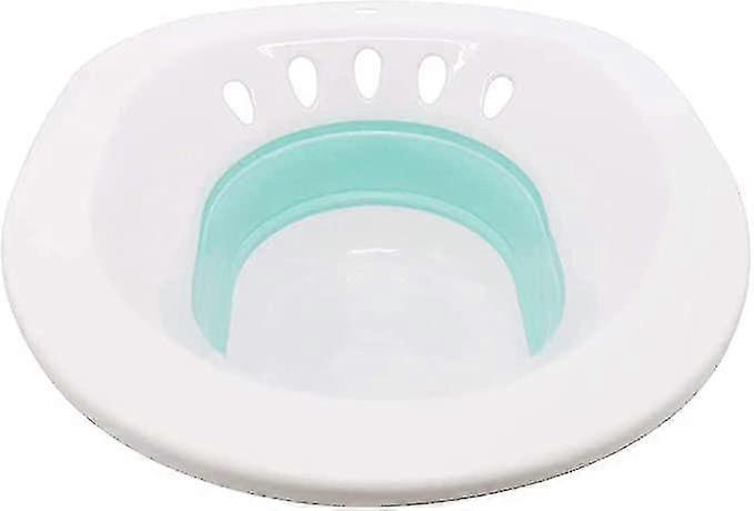 المقعدة حمام قابل للطي المحمولة المقعدة حوض الحمام للمرحاض للبواسير النساء الحوامل العجان بضع الفرج الأزرق حوض الاستحمام معدات الحمام (h-3)