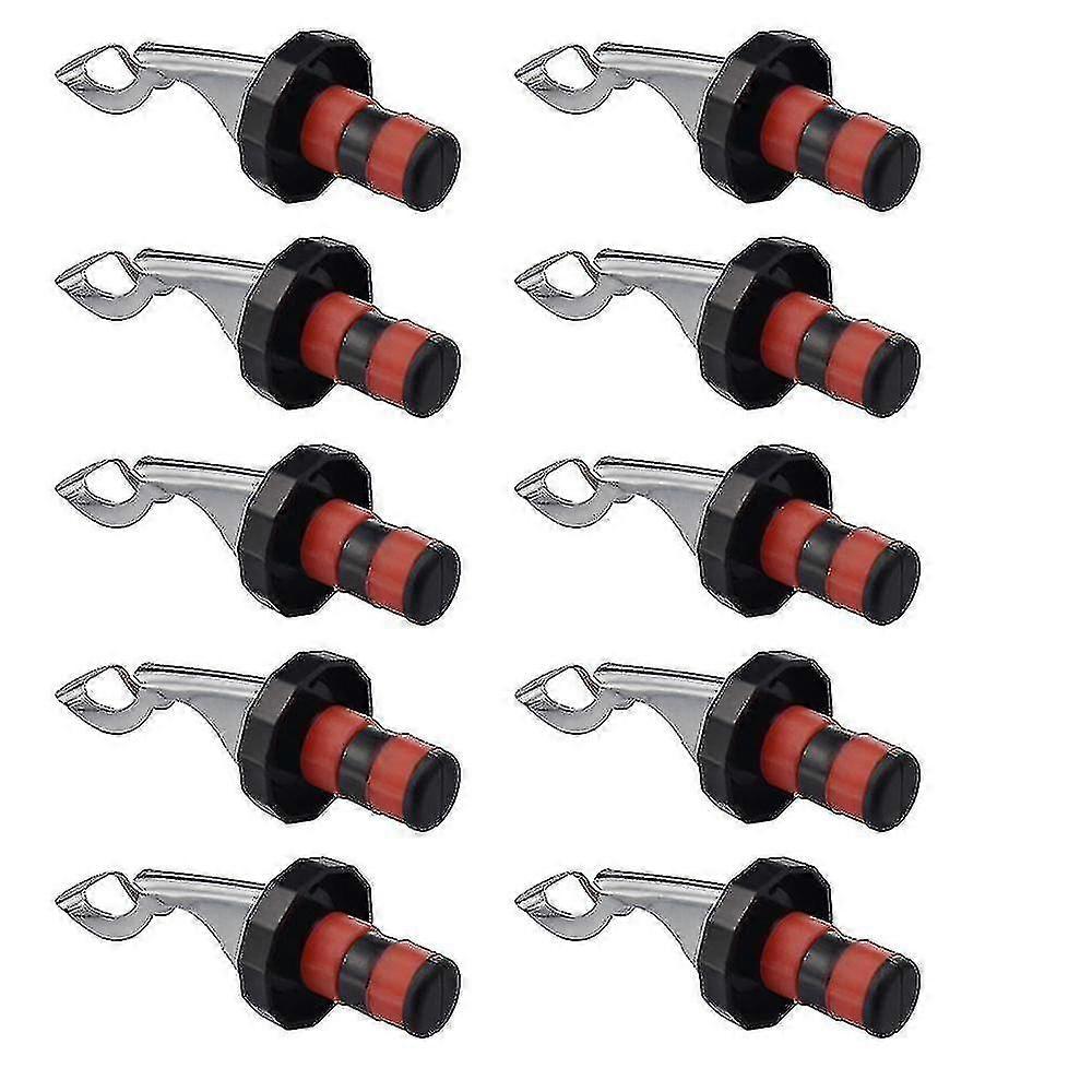 10pcs Wine Stoppers Expanding Manual Beverage Bottle Plug Reusable Leak Proof Wine Bottle Airtight