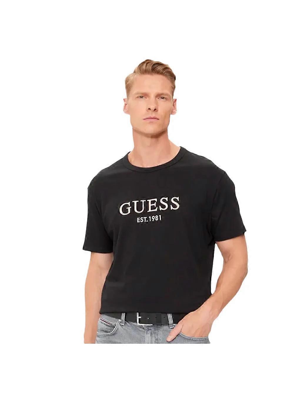Guess EST 1981 男款黑色 T 恤