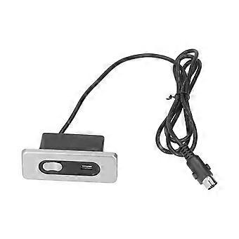 Contrôleur de canapé électrique Interrupteur inclinable manuel avec port de charge USB Contrôleur de bouton de canapé 5 broches pour lit de massage de fauteuil releveur