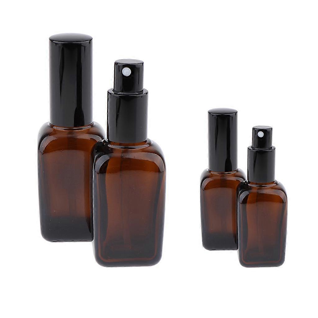 4pcs 50/100ml Empty Pump Spray Bottles Make Up Toner