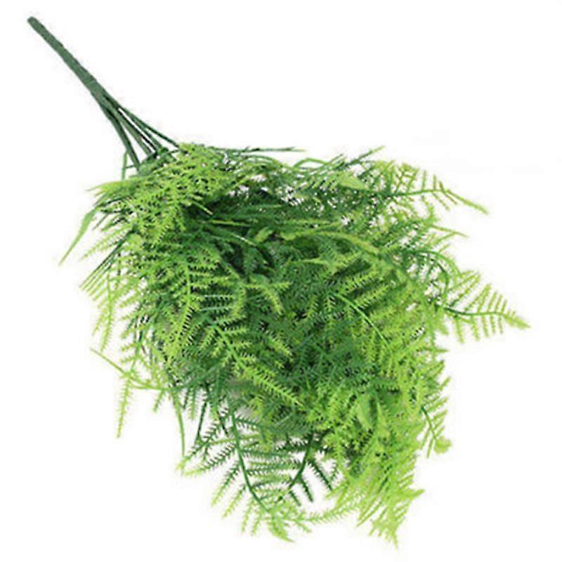 7 Fork Artificial Plants Eucalyptus Grass Plastic Ferns Green Leaves Fake Flower Plant Wedding Home Decoration Table Decors