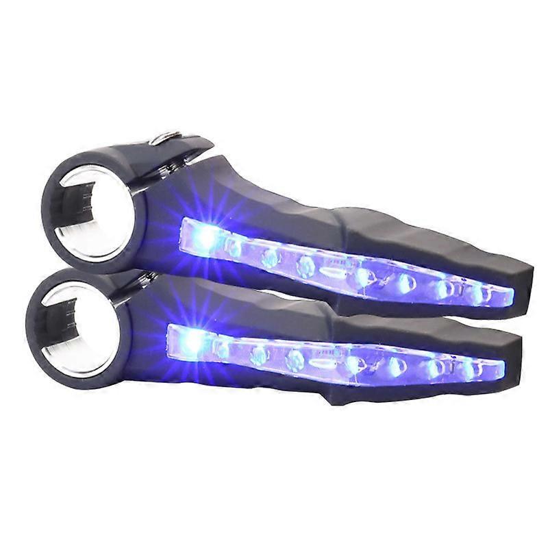 Blue Handlebar Lights,2PCS Front Bike Lights Bike Front LightsBike Lights Front Bike Lights LED Lamps Bike Indicators Turn Signals Position Lights for