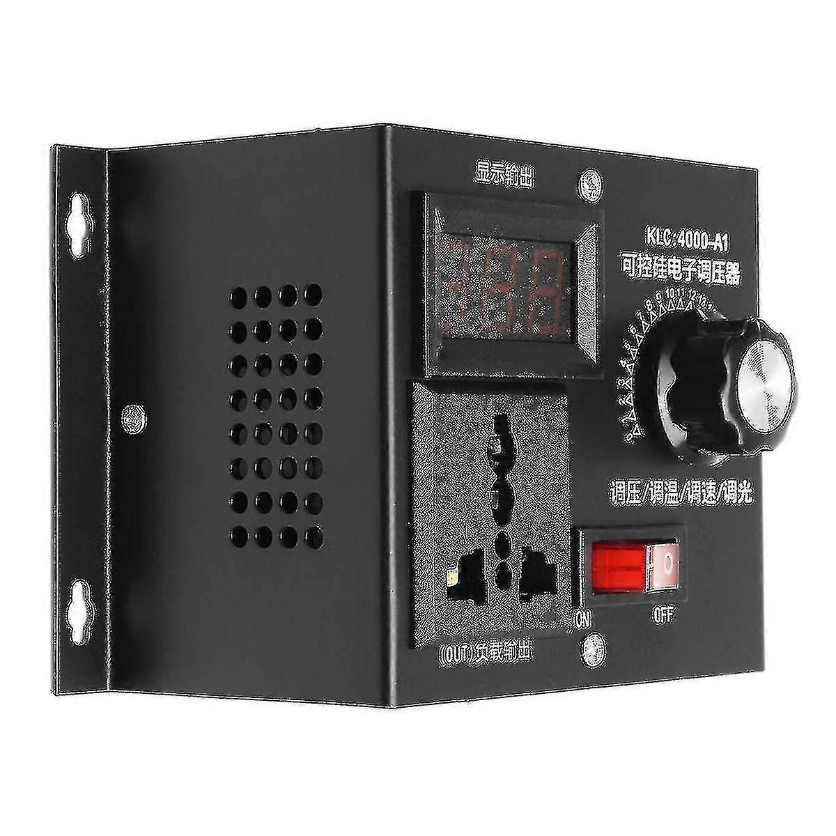 220v 4000w Universal Motor Speed Controller, variabel spændingsregulator--