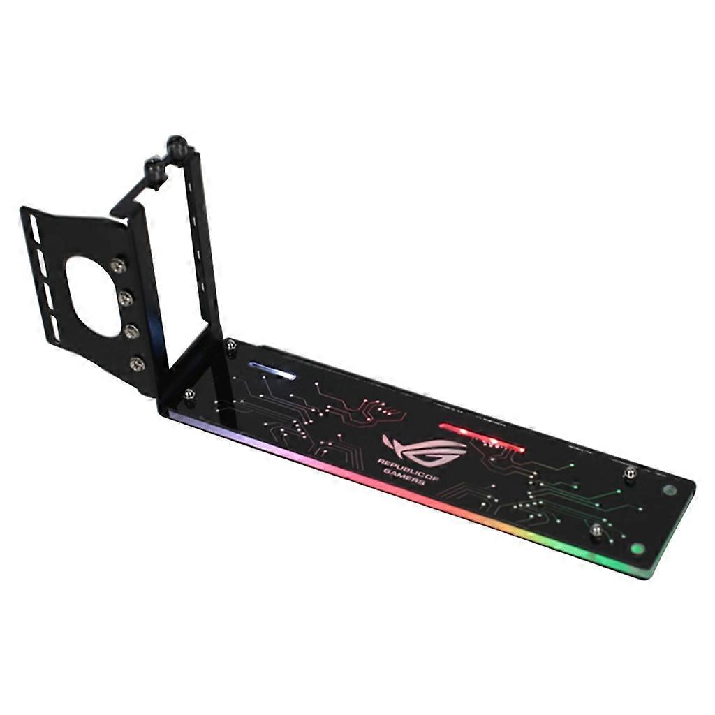 Vertikale GPU-Halterung PCI-E Riser VGA Grafik stehend Halterung 5V ARGB aura Sync