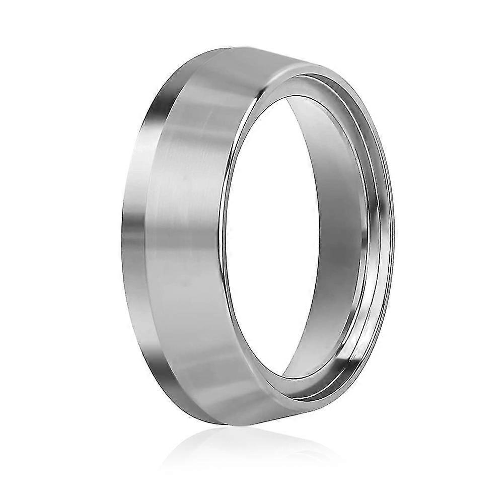 قمع جرعات إسبريسو 51 مم ، حلقة جرعات قهوة من الفولاذ المقاوم للصدأ متوافقة مع جميع أنواع الإسبريسو P مقاس 51 مم