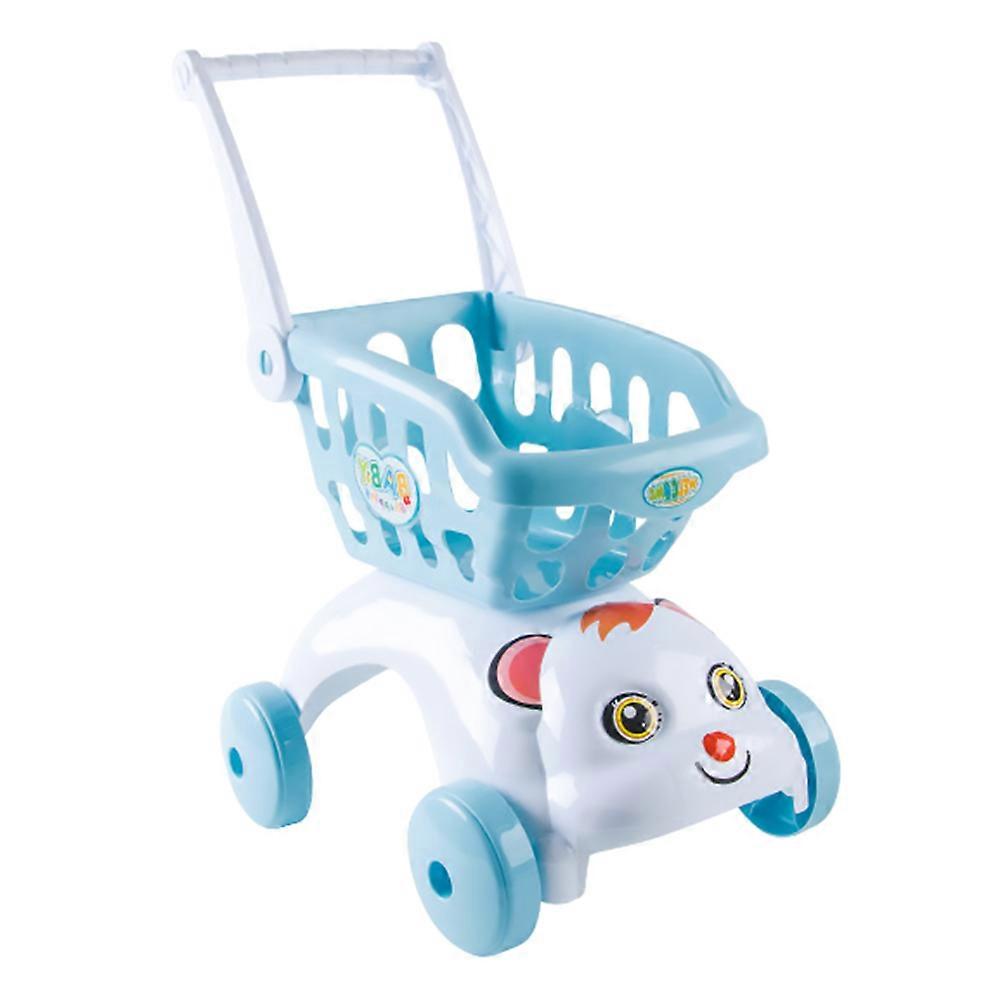 Supermarché Caddie Panier Simulation Jouer Jouet Mini Chariot En Plastique pour Enfants