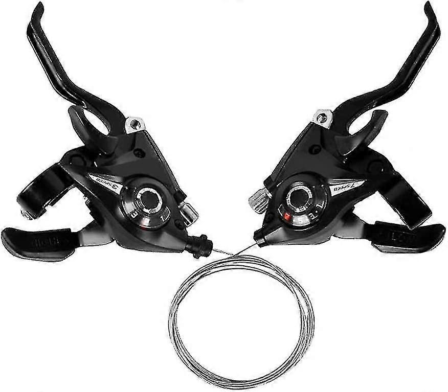 Brake Shift Lever, 3x8 Combination Of Shift Lever, Mountain Bike Brake Lever Shift Lever Set, Gear Shift Brake Combination, The Upgrade From Ef 51, Fo