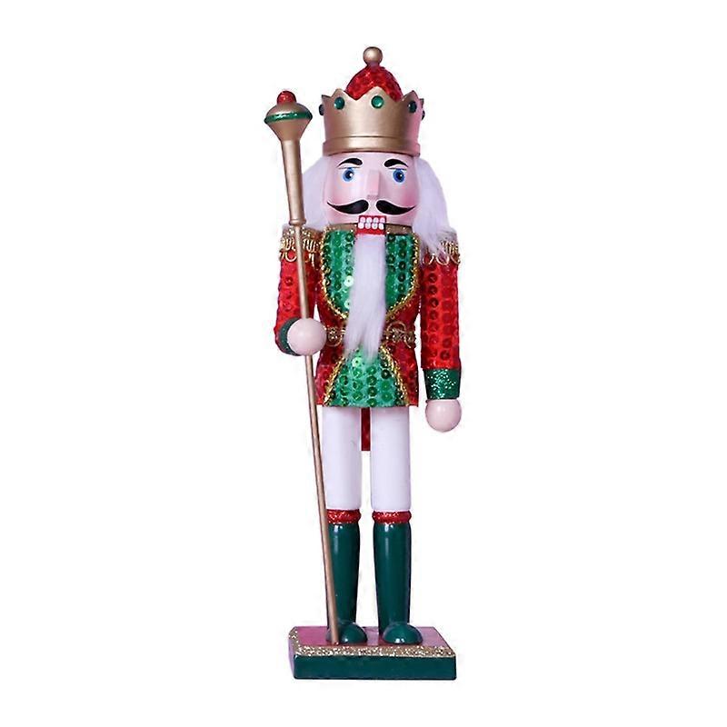 Nutcracker Puppet Fairy Tale Traditional Handwork Collection Sequin Decoration Christmas Mini King Nutcracker Toy for Home JIKAIX