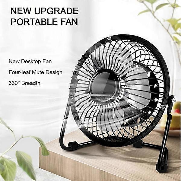 360 bærbar USB mini-ventilator campingventilator skrivebordsventilator til kontoret