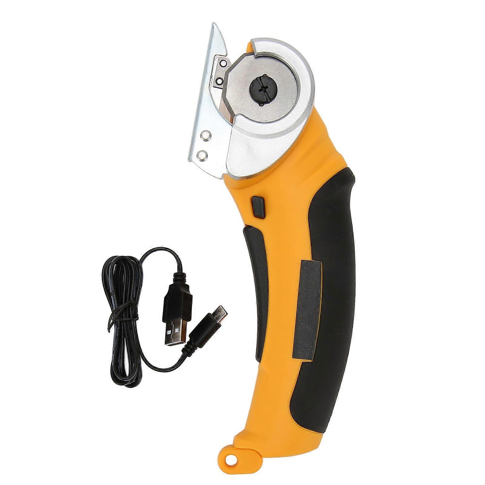 Cordless Electric Scissors Ergonomic Mini Rotary Cutter with Safety Lock for Carpet Cutter Tool