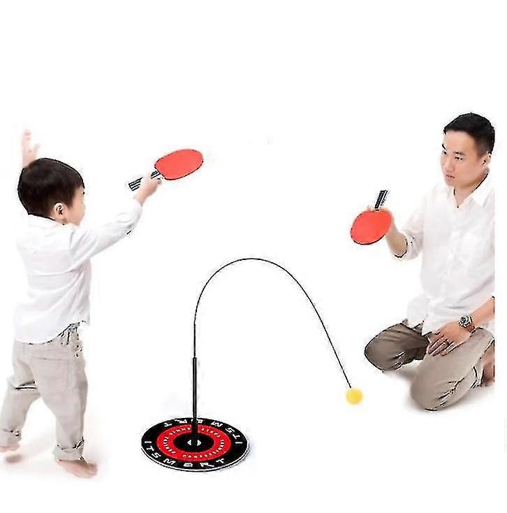 משחק משפחתי מאמן טניס שולחן מאמן צעצוע לילדים סט בחוץ