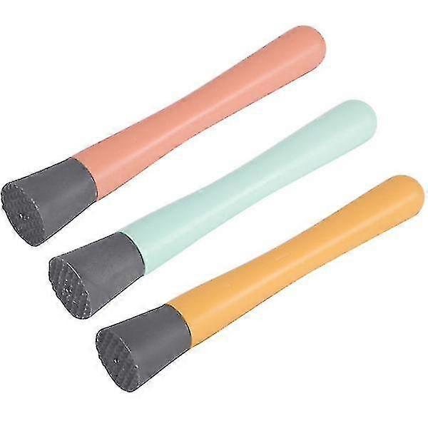 3pcs Cocktail Muddler Lemon Pressing Stick Thickened Drinking Ice Hammer Stick