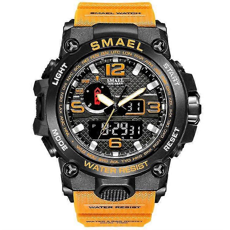 Smael 1545 Led Dual Display Mænd Sport Reloj Elektronisk Kvarts