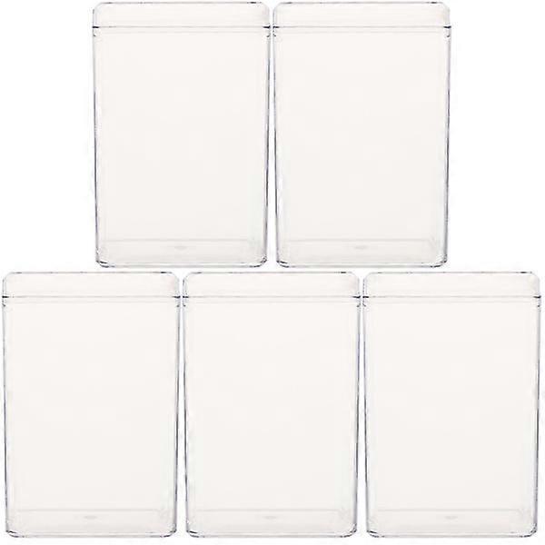 5pcs Action Figure Storage Box Plastic Single Cartoon Figure Doll Display Boxes