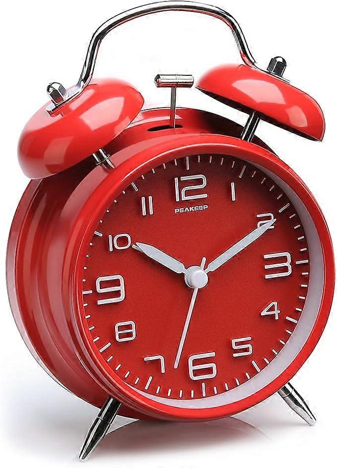 Reloj Despertador Doble Timbre Creative Classic Silent