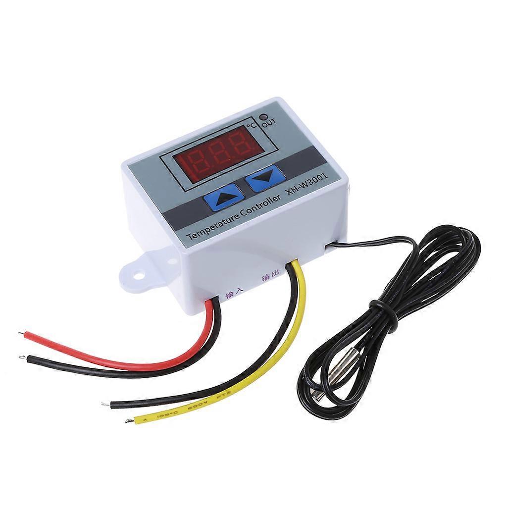  220V LED Digital Temperature Controller 10A Thermostat Control Switch Probe New