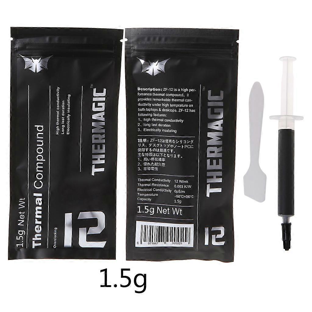 ZF-12 Thermal Conductive Grease Paste 1.5g for In-tel Processor CPU GPU Cooler