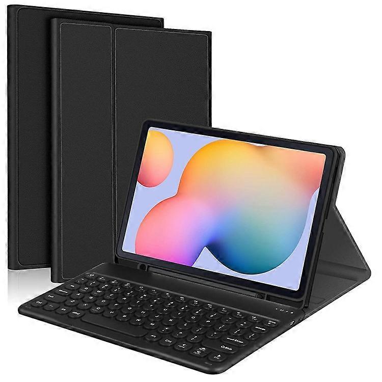 Compatible For Samsung Galaxy Tab S9 / S9 FE Detachable Bluetooth Keyboard Leather Cover with S Pen Holder