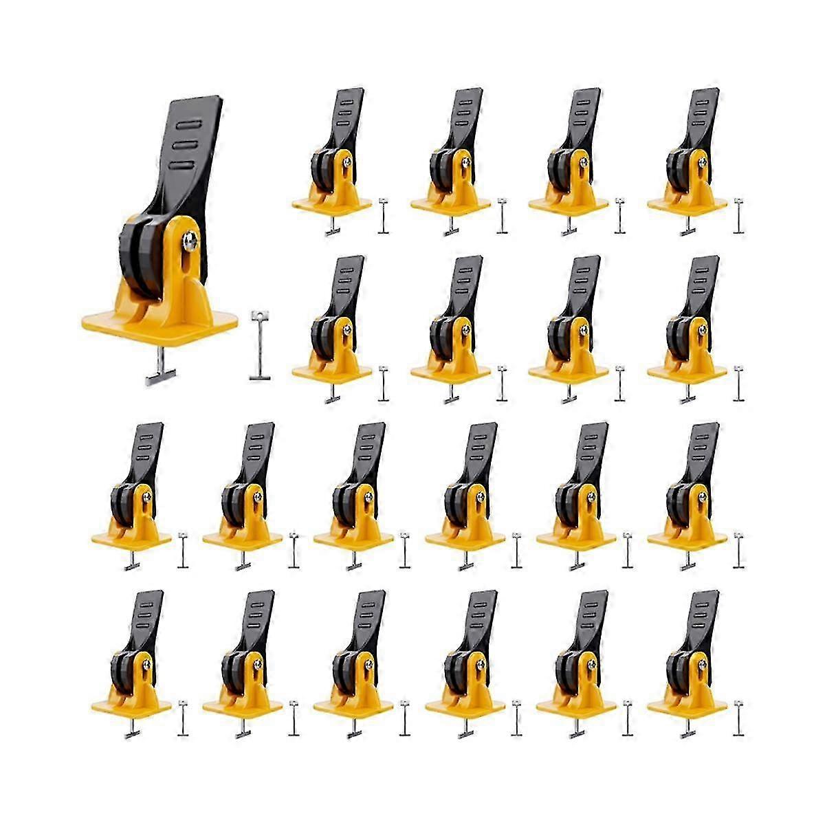 Tile Leveling System Kit Floor Leveling Compounds Adjustable Fit 8-12mm Tiles Tile Installation Lev