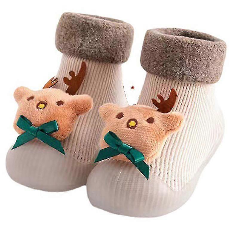 Non-Slip Soft Sole Children Christmas Toddler Shoes Floor Socks Crawling Shoes