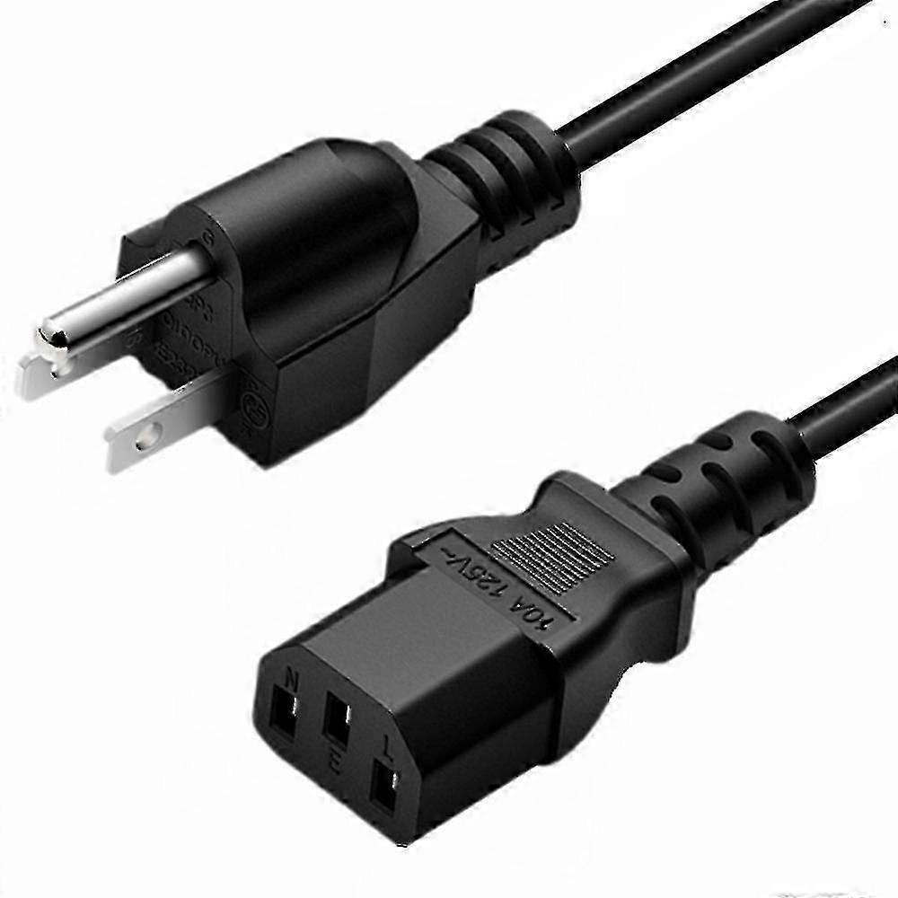 1 Foot Extension Cord, Low Profile Angled Flat Plug, 3 Prong Grounded Wir, Us Plug