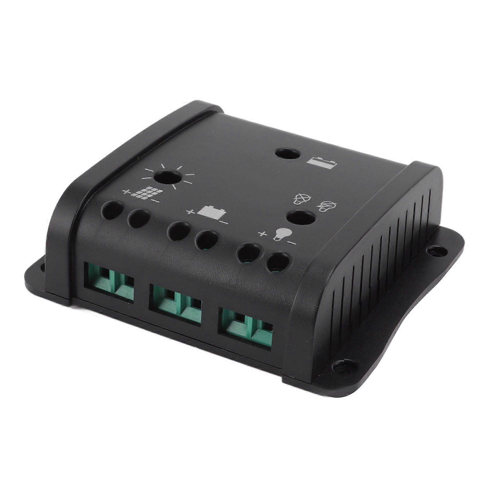 Solar Charge Controller 10A Intelligent PWM Solar Controller with LED Indicator Light for Power Supply System