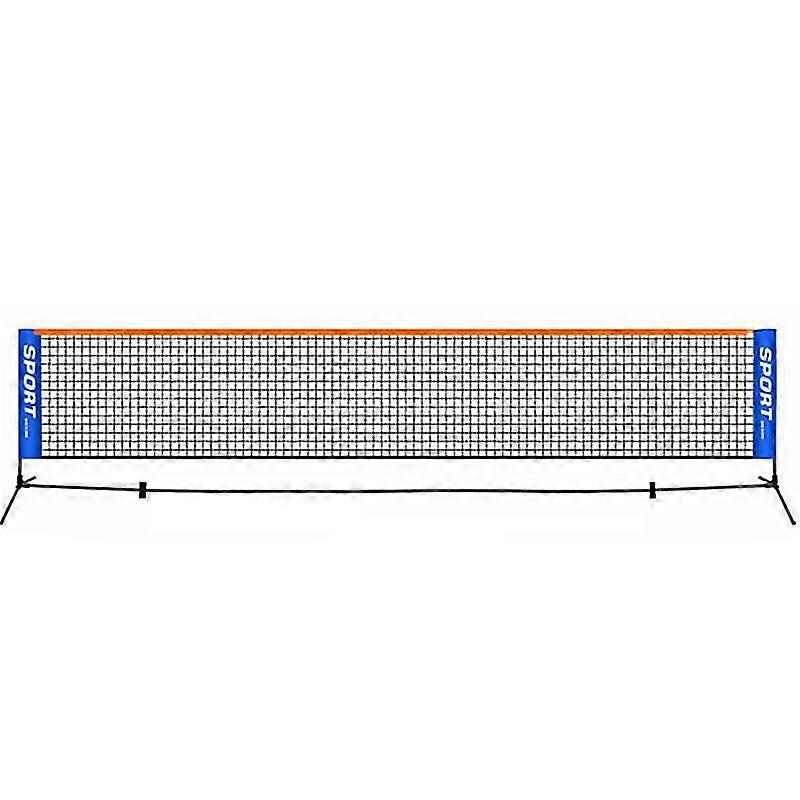 Portable Foldable Tennis Net For Kids And Adults Short Tennis Net,6.1m(1 Pcs, Black)