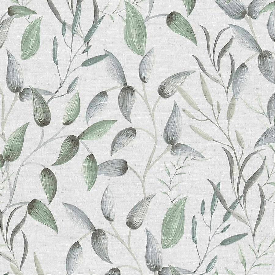 Grey Green Flower Bulb Wallpaper