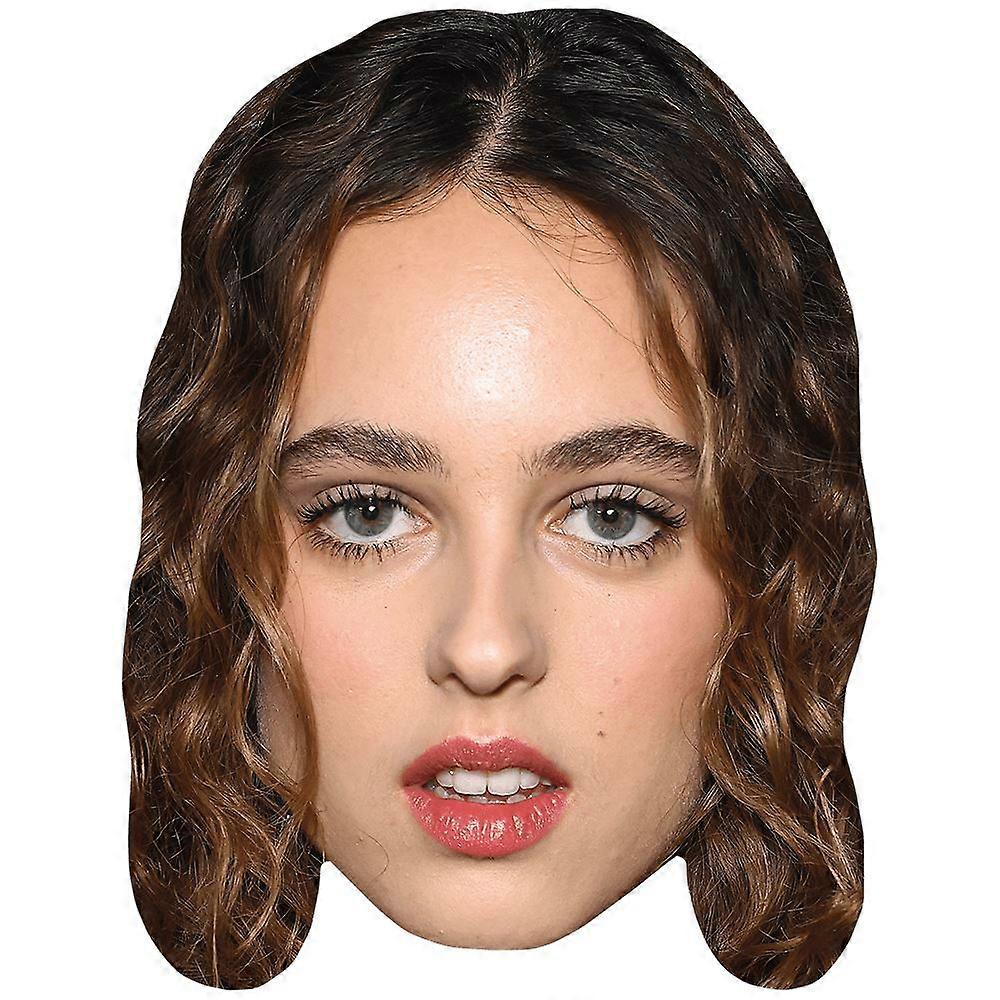Tess Barthelemy (Curls) Celebrity Mask, Flat Card Face