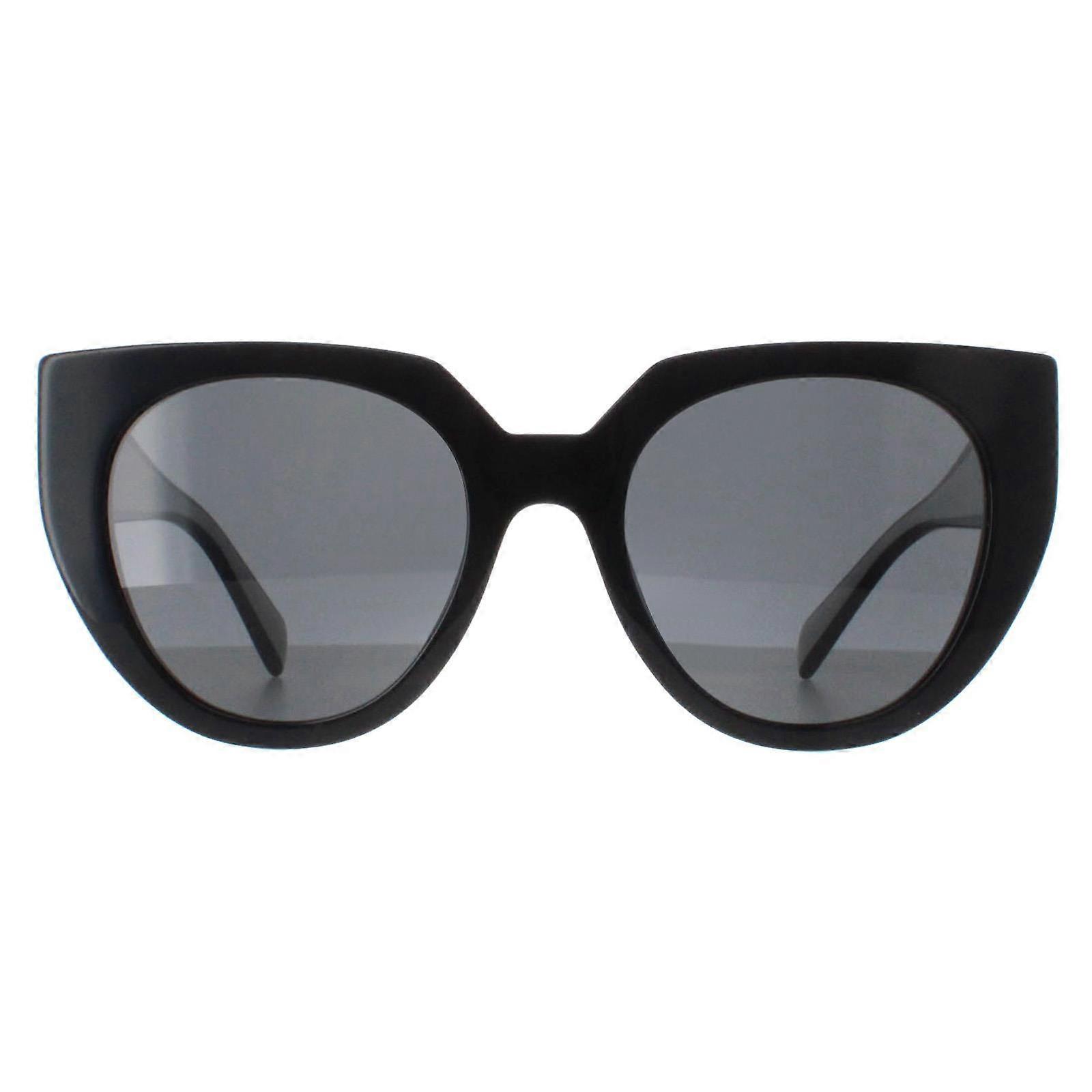 Prada Sunglasses PR14WS 09Q5S0 Black and Talc Dark Grey
