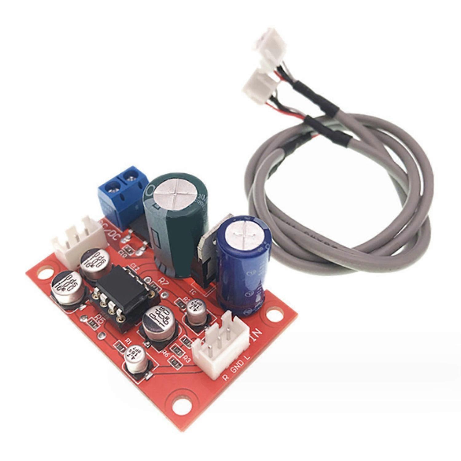 NE5532 Amplifier Board Clear Strong Sound Output Preamplifier Module Sound Magnifier Board DC 9v‑24v