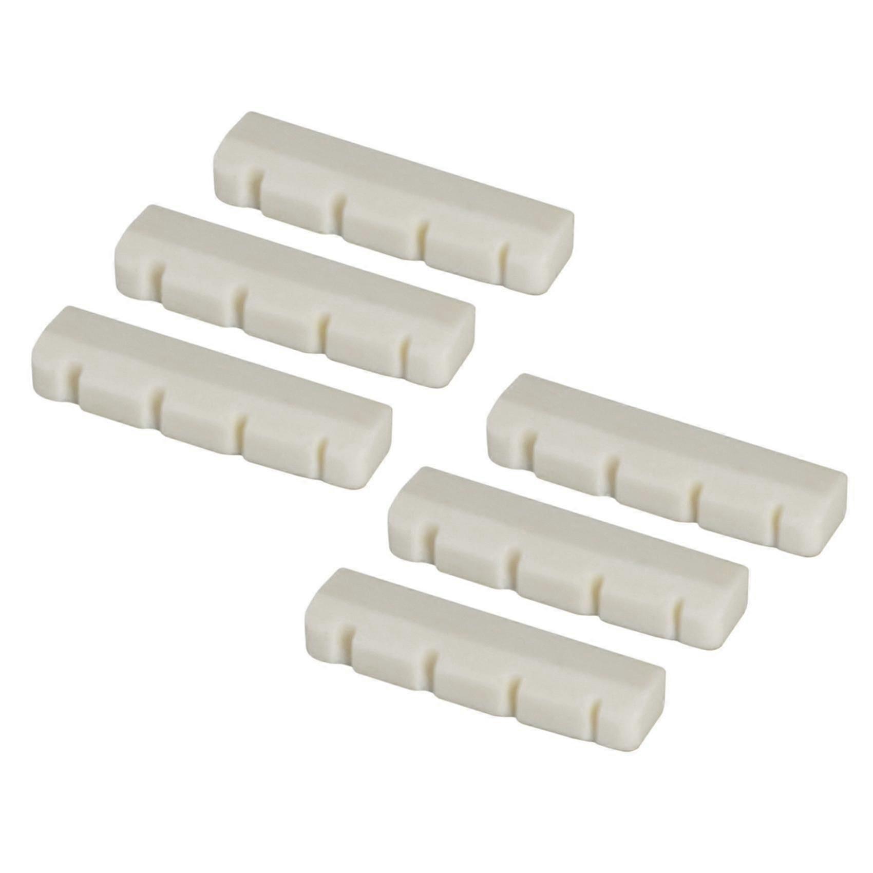 Bass Bone Bridge Saddle And Nut For 4 String Bass Guitar Pack Of 3