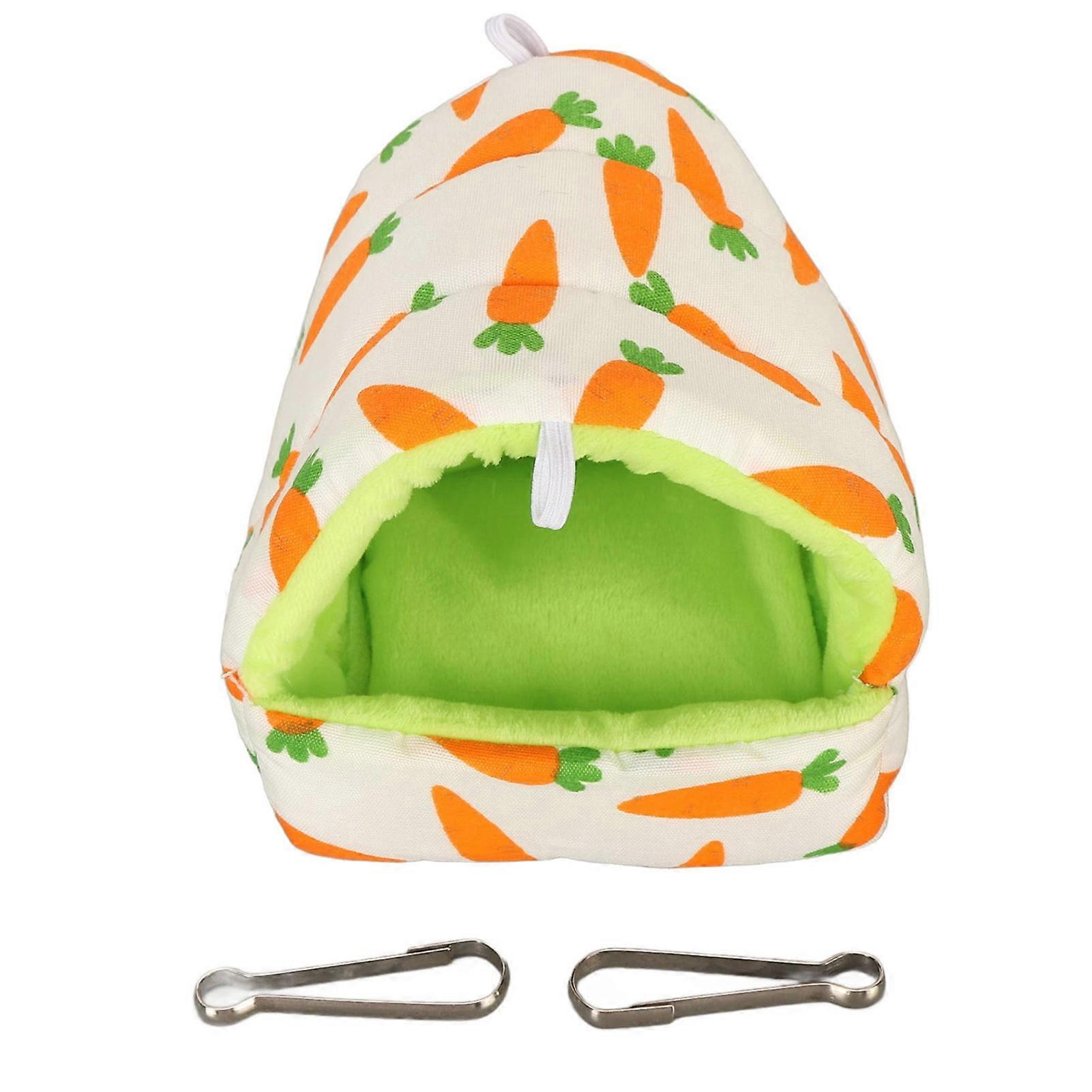 バードベッドハウス多目的ソフト快適居心地の良い厚みのあるハムスター暖かいベッドハウスオウムセキセイインコインコハムスターマウス10x10x10x10cm / 3.9x3.9x3.9in