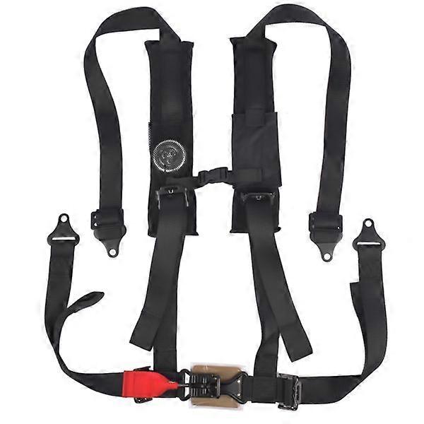 4 Punkt Gurtzeug für Polaris RZR Can~Am Maverick 900 1000 Turbo S Schwarz MK6619