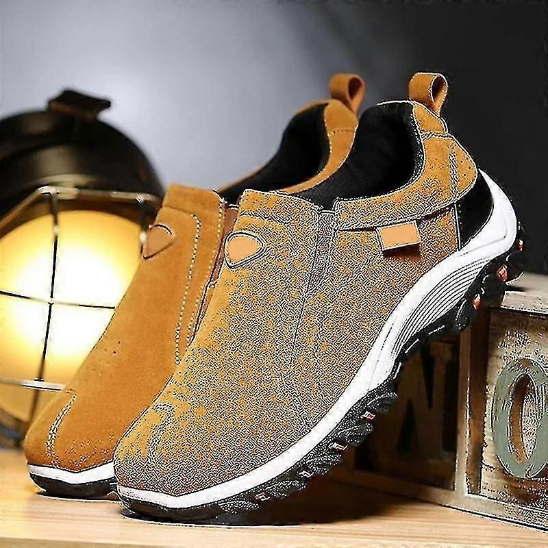 Good Arch Support & Easy To Put On And Take Off & Breathable And Light & Non-slip Men's Shoes For Oudoor Activity