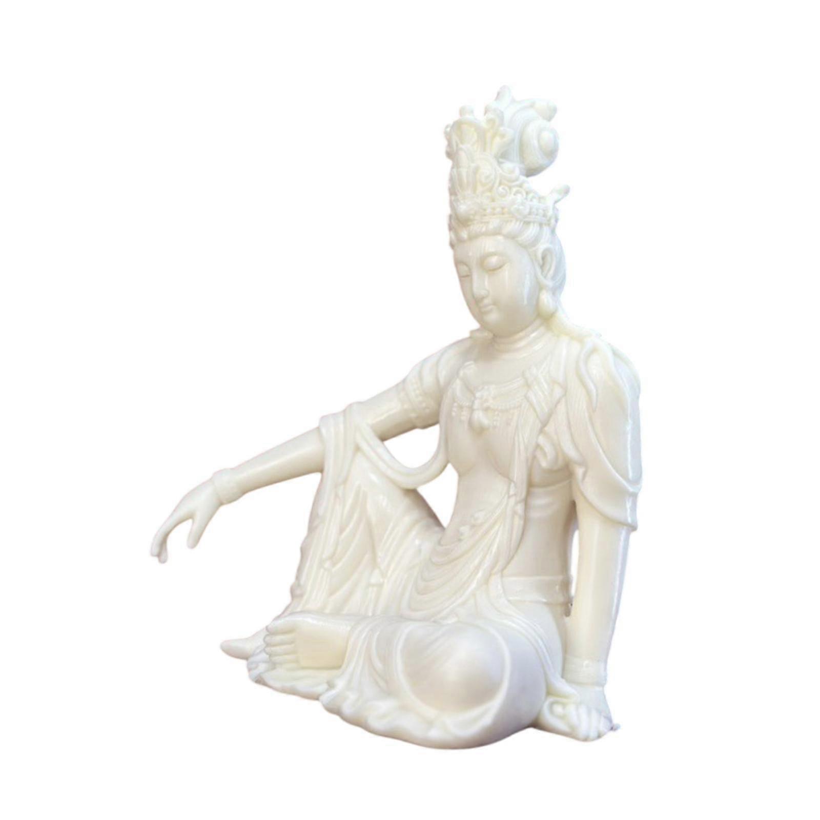 Buddha Statue Gifts Home Decor Ceramic Ornament for Cafe Restaurant Festival
