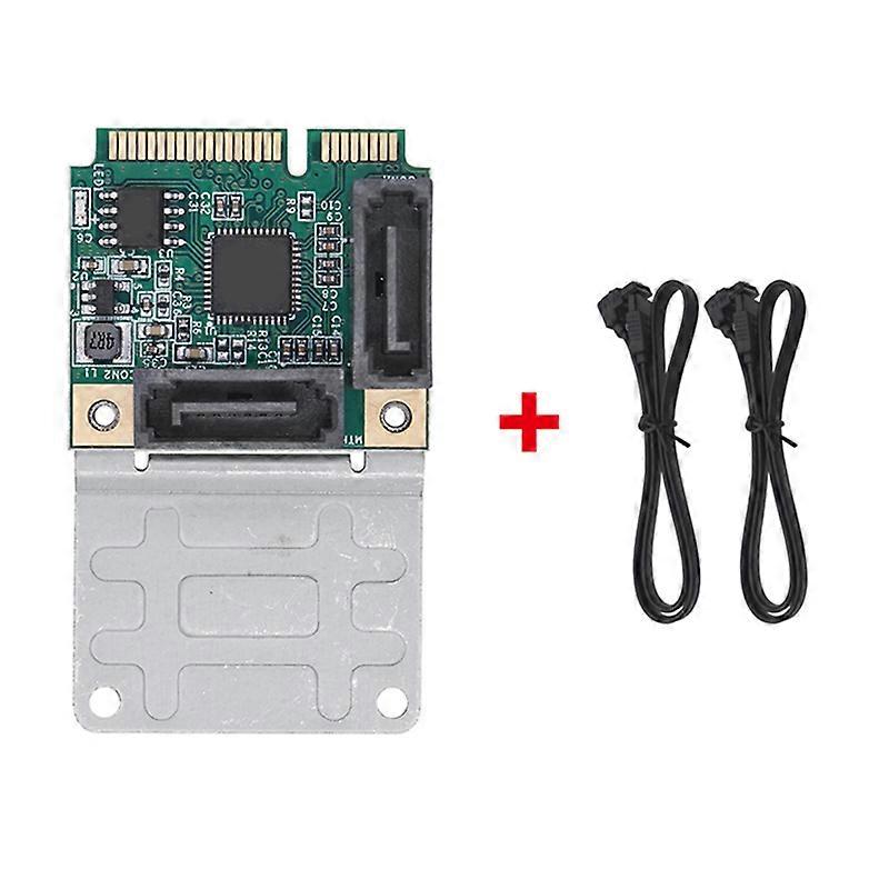 Mini PCI-E SATA 2 Port SATA III 6G Mini PCI Express Controller Card SATA3.0 Mini PCI Express SSD Ad