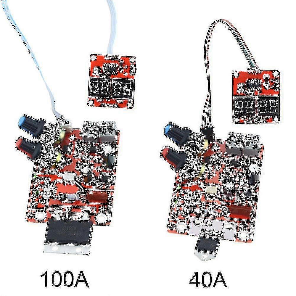 1pcs 40a/100a Spot Welding Machine Control Board Welder Ac 110v 220v To 9v Transformer Controller