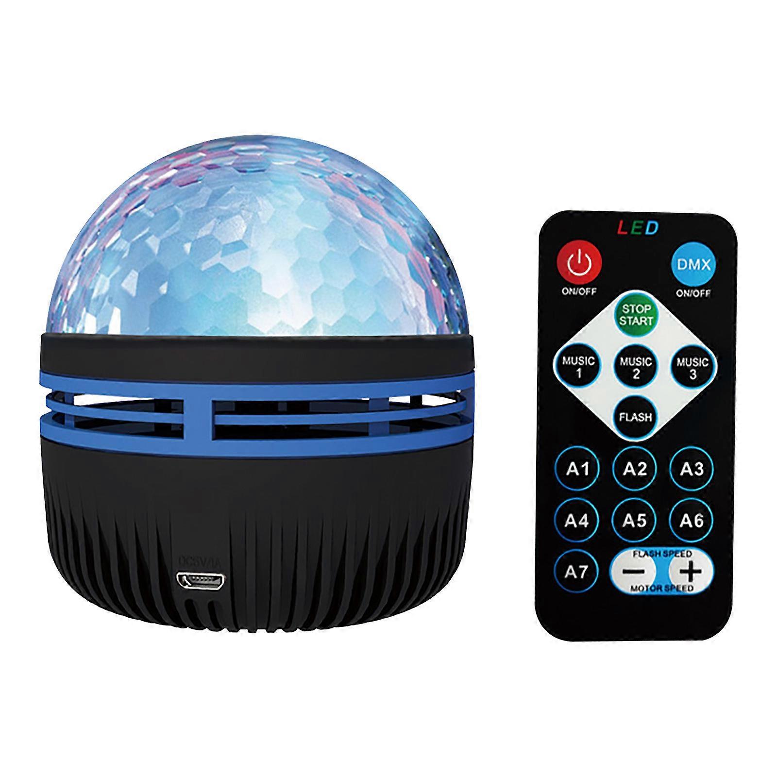 Starlight USB Voice Control Stage Lighting Light Remote Control Water Ripple Projector