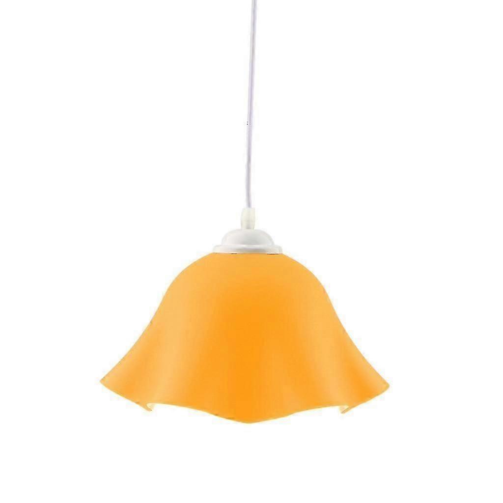 Flower Shaped Ceiling Pendant Lamp Chandelier Orange
