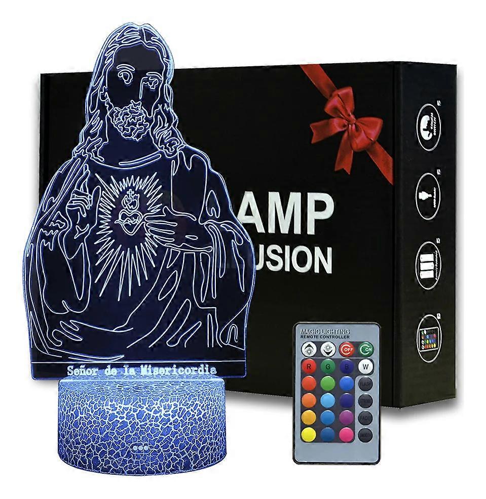 Night Light Jesus Christ Desk Lamp Bedside Lighting