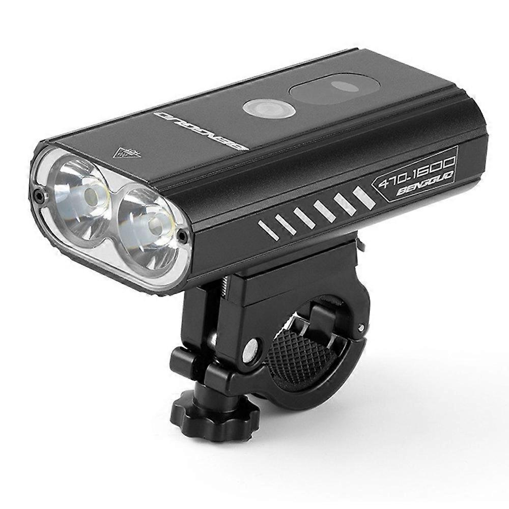BENGGUO BG-1912 1600LM Bright Bicycle Headlight Power Digital Display Cycling Front Light