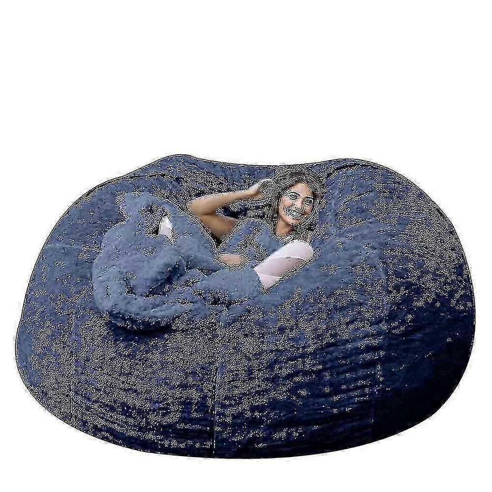 Weihnachten Lazy Sofa Sitzsack Kunstpelz Sitzsack Bohnensofa