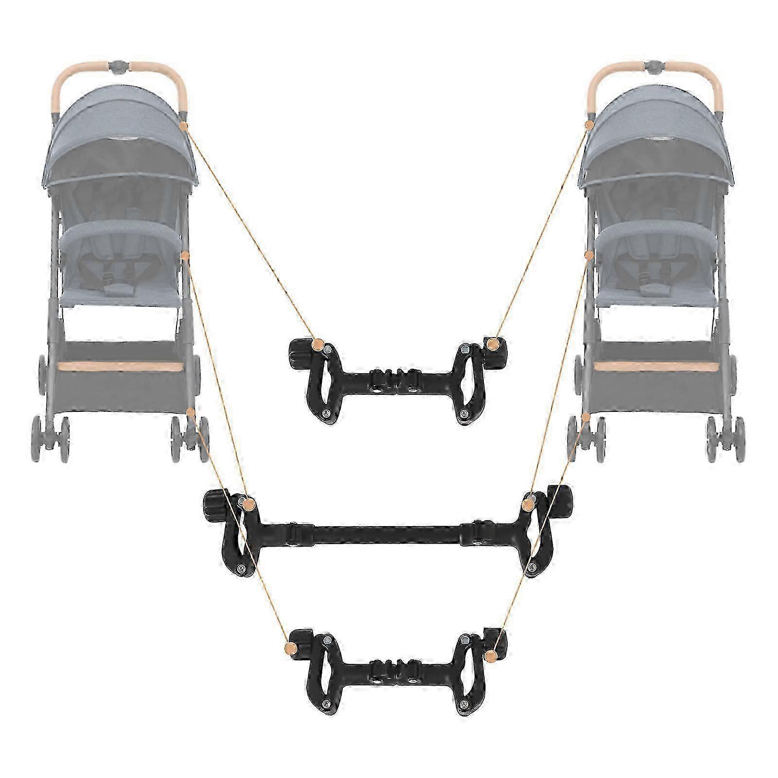 Twin Stroller Connector For Baby Fits Umbrella Strollers