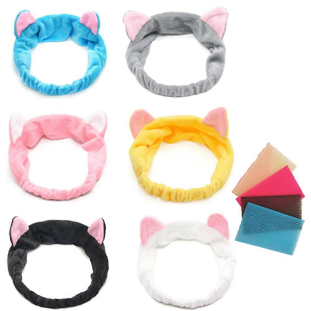 Makeup Headbands, Elastic Microfiber, Comfortable, Multicolored